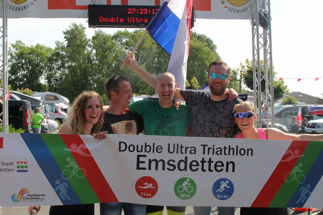 Double Emsdetten 2019 - Koen van Meeuwen & his team at the finish line